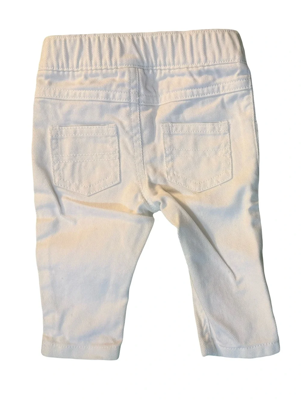 Carter's White Baby Girls' Stretch Pants
